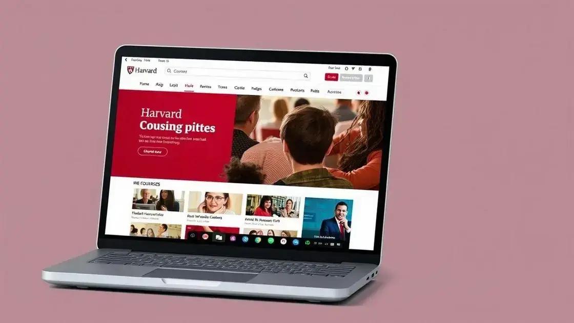 Key features of Harvard’s e-learning platforms